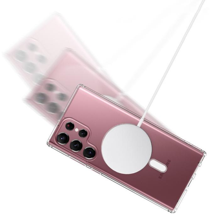 Bild 3, Samsung Galaxy S24 Ultra Skal MagSafe Shockproof TPU