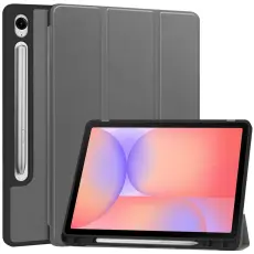 Samsung Galaxy Tab S10 Lite Fodral Tri-Fold Pennh&aring;llare Gr&aring;