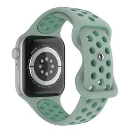 Sportarmband Dual-Color Apple Watch 41/40/38 mm (M/L) Grön