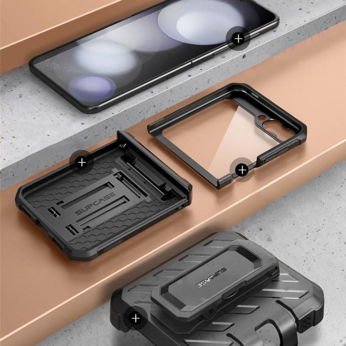 Bild 3, Supcase Galaxy Z Flip 6 Skal Unicorn Beetle Pro Svart
