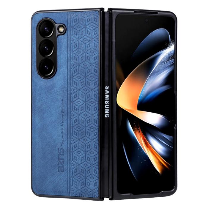 Bild 1, AZNS Galaxy Z Fold 5 Fodral Med Tryck Blå