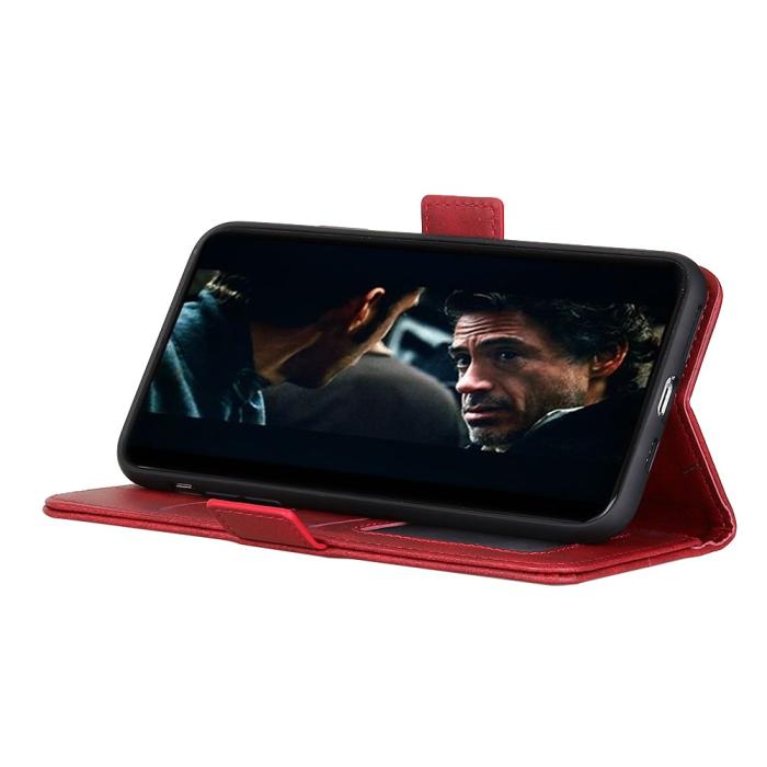 Bild 4, Samsung Galaxy A32 5G - Fodral Med Magnetisk Stängning - Röd