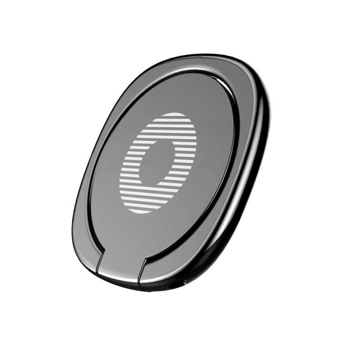 Bild 1, BASEUS Ring Hållare funkar med Magnethållare - Svart