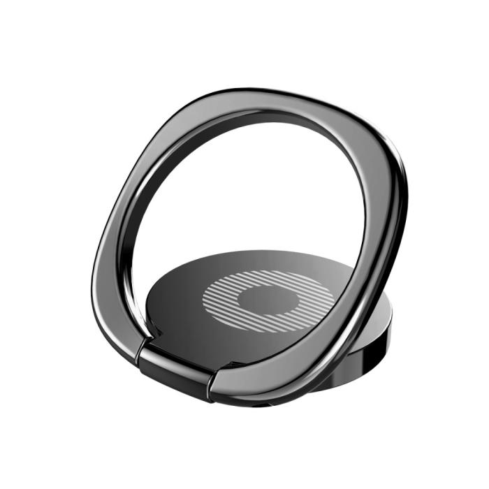 Bild 4, BASEUS Ring Hållare funkar med Magnethållare - Svart