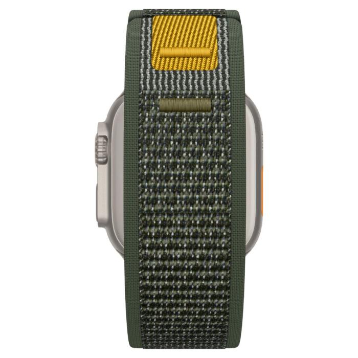 Bild 3, Spigen Apple Watch 42/44/45/46/49 mm Armband Athlex Grön