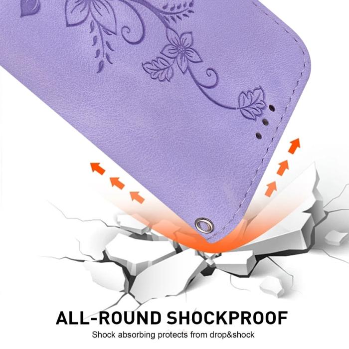 Bild 6, Xiaomi 14 Fodral Blommigt Tryck Lila