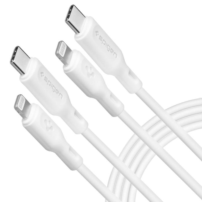 Bild 3, Spigen 1m MFI Lightning - USB-C Kabel DuraSync Vit