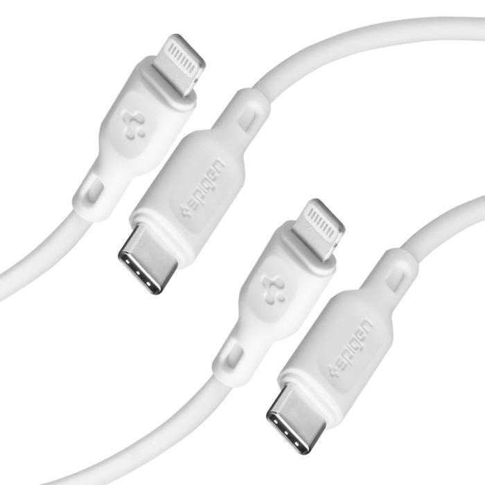 Bild 5, Spigen 1m MFI Lightning - USB-C Kabel DuraSync Vit