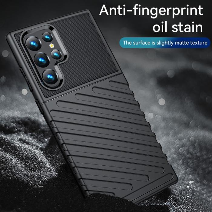 Bild 5, Samsung Galaxy S22 Ultra Skal Twill Textur Svart