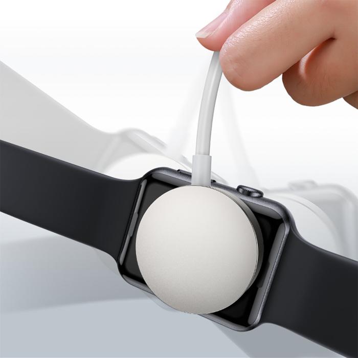 Bild 4, Joyroom Apple Watch Trådlös Induktion Laddare 1.2m USB-C Vit