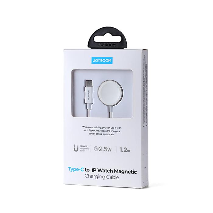 Bild 6, Joyroom Apple Watch Trådlös Induktion Laddare 1.2m USB-C Vit