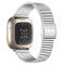 Fitbit Versa 4/Sense 2 Klockarmband Metall Silver