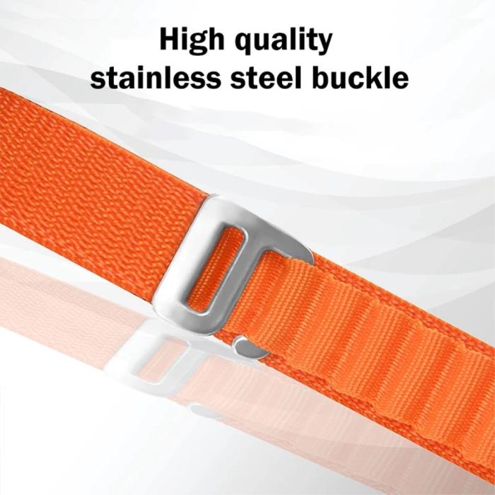 Bild 2, Fitbit Versa 4/Sense 2 Armband Justerbar Nylon Off White