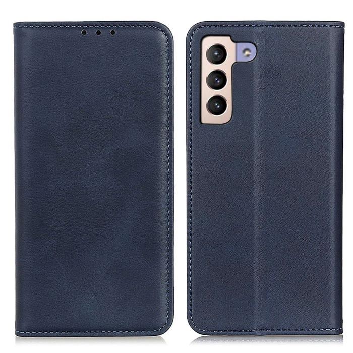 Bild 1, Samsung Galaxy S23 Plus Flip Fodral Split Läder Blå