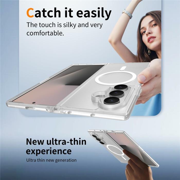 Bild 5, Samsung Galaxy Z Fold 8 Ultra Skal MagSafe TPU Transparent