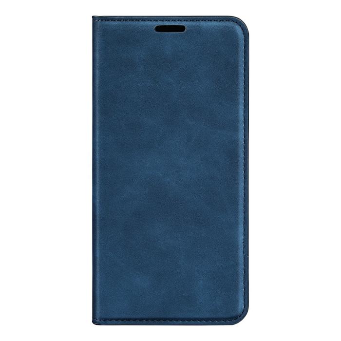 Bild 5, iPhone 17e / 16e Fodral Flip Skin Touch Blå