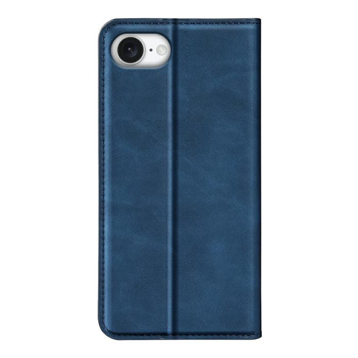 Bild 6, iPhone 17e / 16e Fodral Flip Skin Touch Blå