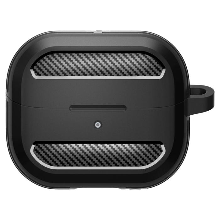 Bild 4, Spigen Samsung Galaxy Buds 3 / 3 Pro Skal Rugged Armor Matt Svart