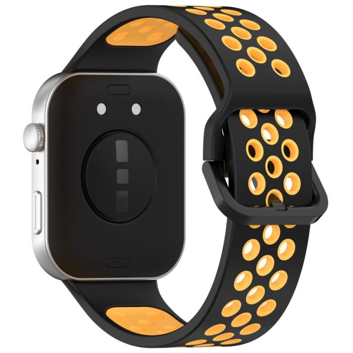 Bild 1, Huawei Watch Fit 3 Sportarmband Dual-Color Svart/Orange