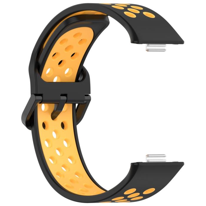 Bild 3, Huawei Watch Fit 3 Sportarmband Dual-Color Svart/Orange
