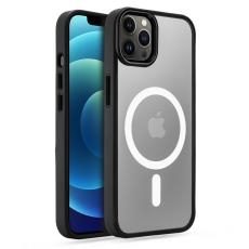 Tech-Protect iPhone 12 / 12 Pro Skal MagMat MagSafe Svart/Transparent