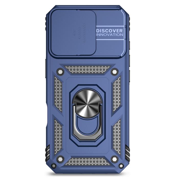 Bild 2, iPhone 16 Pro Skal CamShield Ring Hybrid Blå