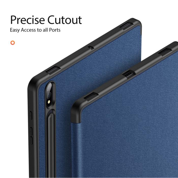 Bild 6, DUX DUCIS Galaxy Tab S9 Plus Fodral DOMO Tri-Fold Blå