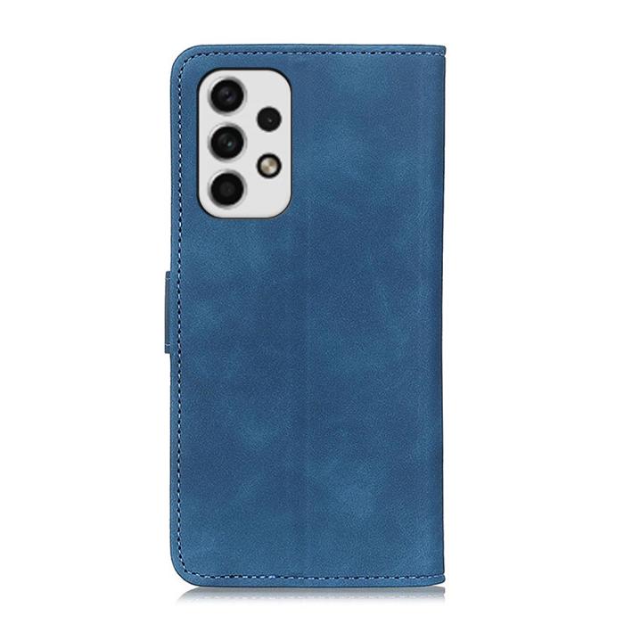 Bild 3, KHAZNEH Samsung Galaxy A23 5G Fodral Retro Läder Blå