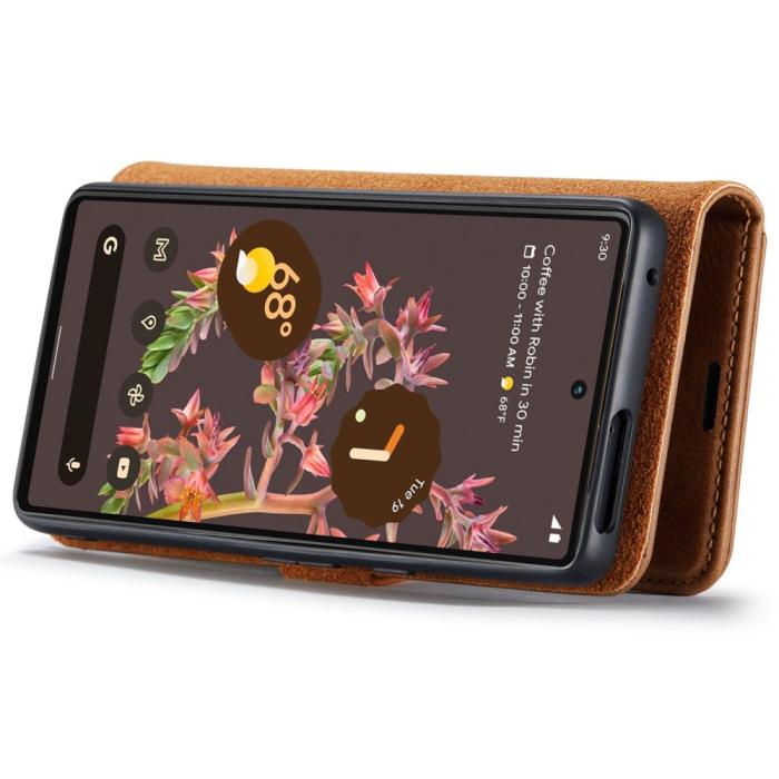 Bild 3, DG.MING Google Pixel 7 2in1 Magnet Fodral / Skal Brun