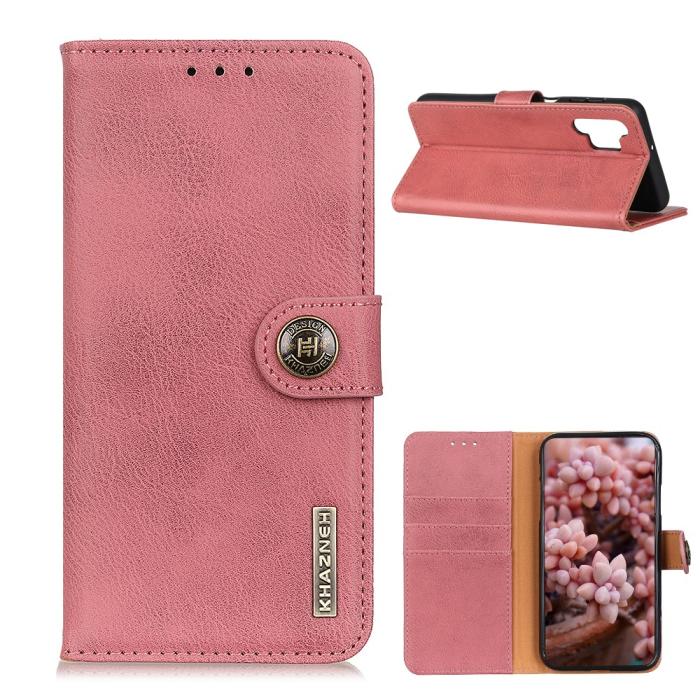 Bild 1, Samsung Galaxy A32 5G - KHAZNEH Läder Fodral - Rosa
