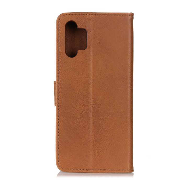 Bild 2, Samsung Galaxy A32 5G - KHAZNEH Läder Fodral - Brun
