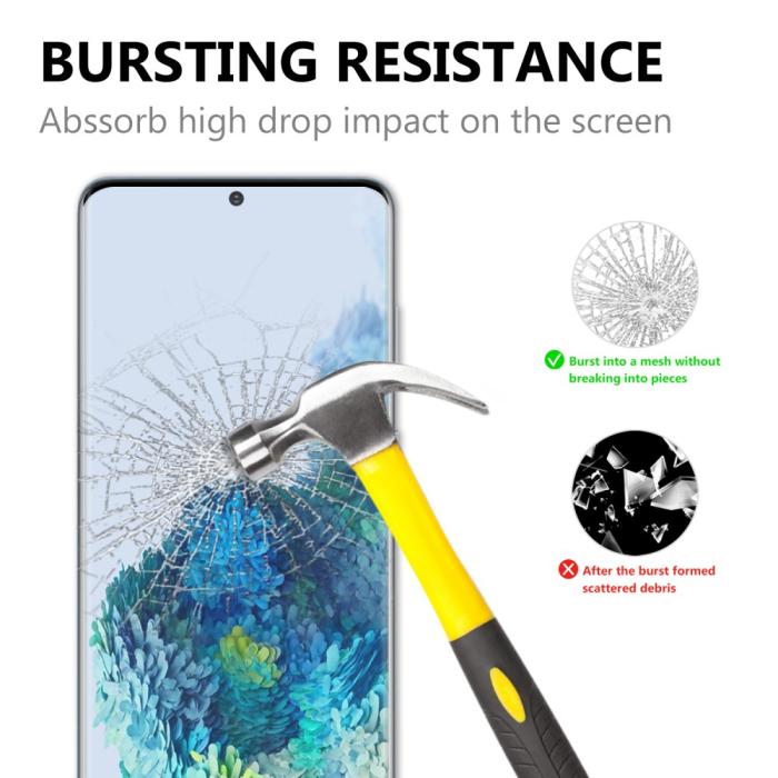 Bild 2, Samsung Galaxy S20 Plus - Heltäckande Härdat Glas