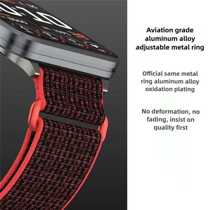 Bild 6, Garmin Venu X1 Armband Nylon Loop Orange