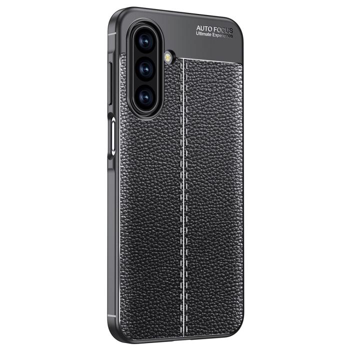 Bild 2, Samsung Galaxy A17 Skal Litchi Textur Svart
