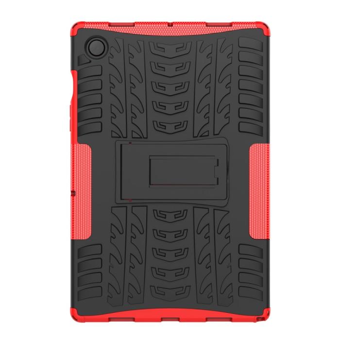 Bild 2, Samsung Galaxy Tab A8 10.5 (2021) Skal Rugged Kickstand Armor Röd