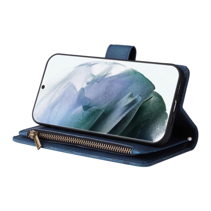 Bild 4, Samsung Galaxy S22 Ultra Fodral Multifunktionellt Blå