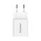 Proda 20W PD USB-C / USB-A Väggladdare Vit