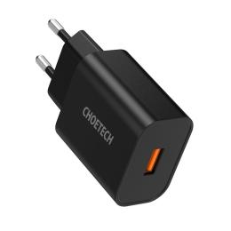 Choetech 18W PD USB-A Väggladdare Svart