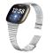 Fitbit Versa 4/Sense 2 Klockarmband Metall Silver