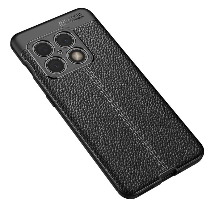 Bild 2, OnePlus 10 Pro 5G Skal Litchi Textur Svart