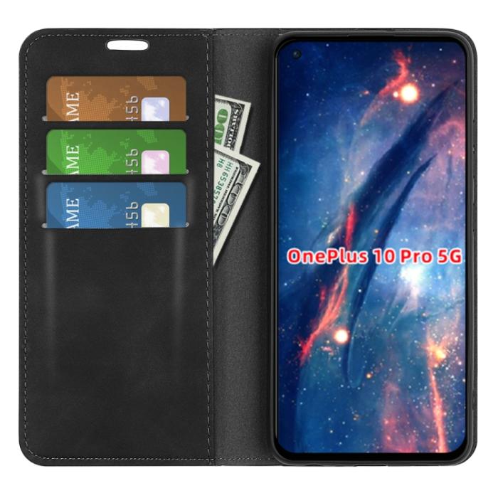 Bild 5, OnePlus 10 Pro 5G Fodral Retro Flip Svart