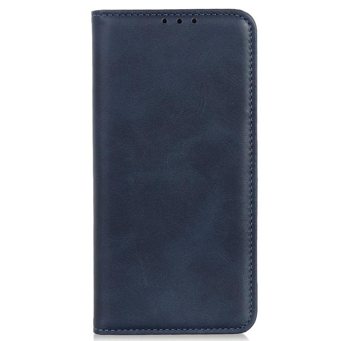 Bild 6, Samsung Galaxy S23 Plus Flip Fodral Split Läder Blå