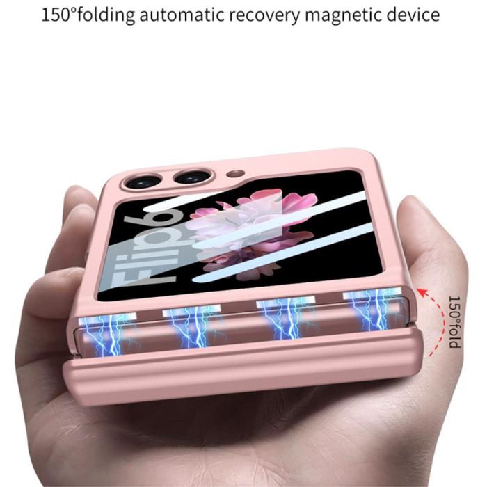 Bild 2, GKK Galaxy Z Flip 6 / 7 FE Skal Hybrid Rosa