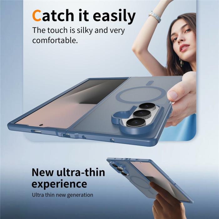 Bild 5, Samsung Galaxy Z Fold 8 Ultra Skal MagSafe TPU Blå