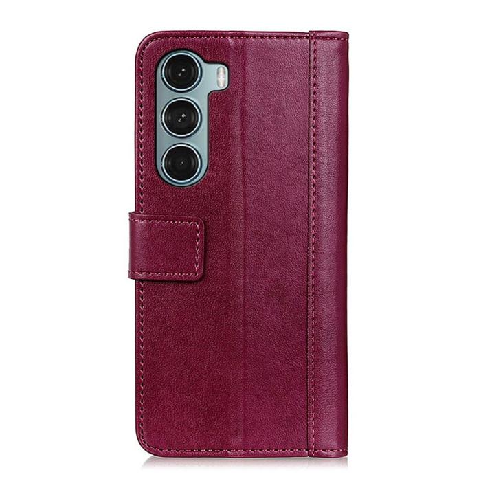 Bild 3, Motorola Moto G200 Fodral Läder Vinröd