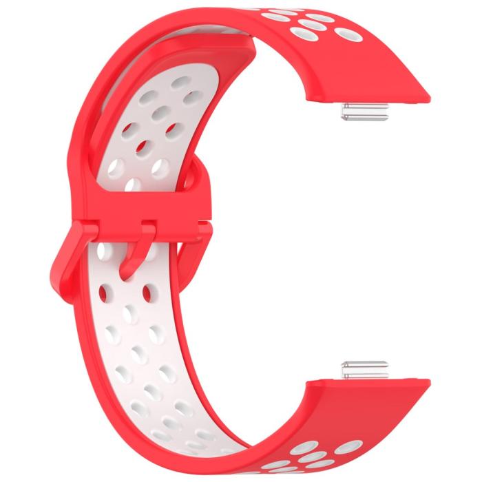Bild 3, Huawei Watch Fit 3 Sportarmband Dual-Color Röd/Vit