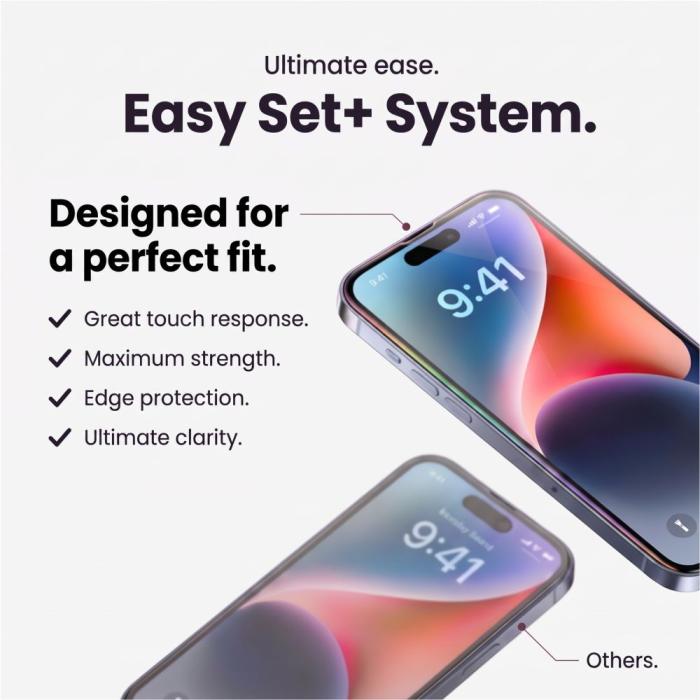 Bild 6, Tech-Protect iPhone 18 Pro Max 3-PACK Skärmskydd/Linsskydd