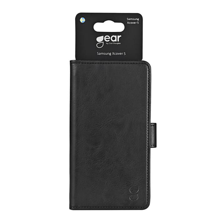 Bild 2, GEAR Samsung Xcover 5 Fodral Läder Svart