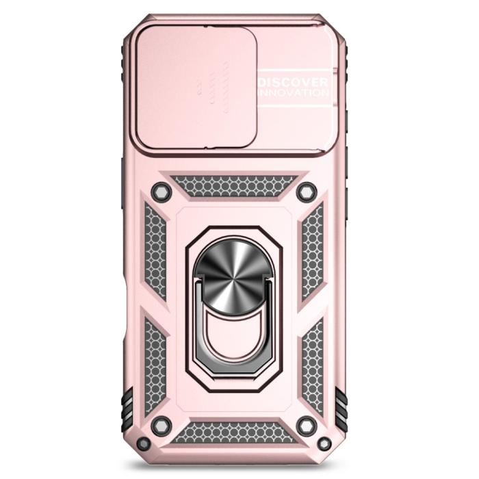 Bild 2, iPhone 16 Pro Skal CamShield Ring Hybrid Roséguld
