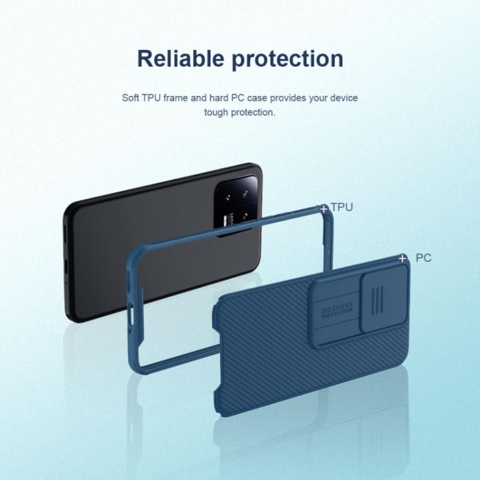 Bild 4, NILLKIN Xiaomi 13 5G Skal CamShield Pro Blå
